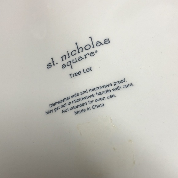St. Nicholas square salad plates #3 - Picture 3 of 5
